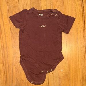 Kith Chocolate Brown Kids Bodysuit